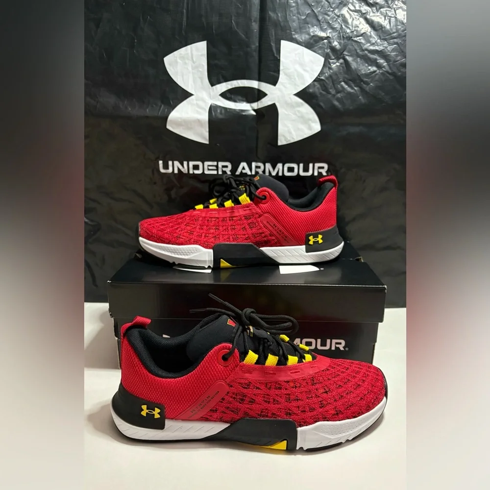 Under Armour Men's TriBase Reign 5 Training Shoes Red athletic sneakers  3026909